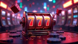 Màn hình slot nổ hũ với đồng hồ jackpot tích lũy nhảy số liên tục